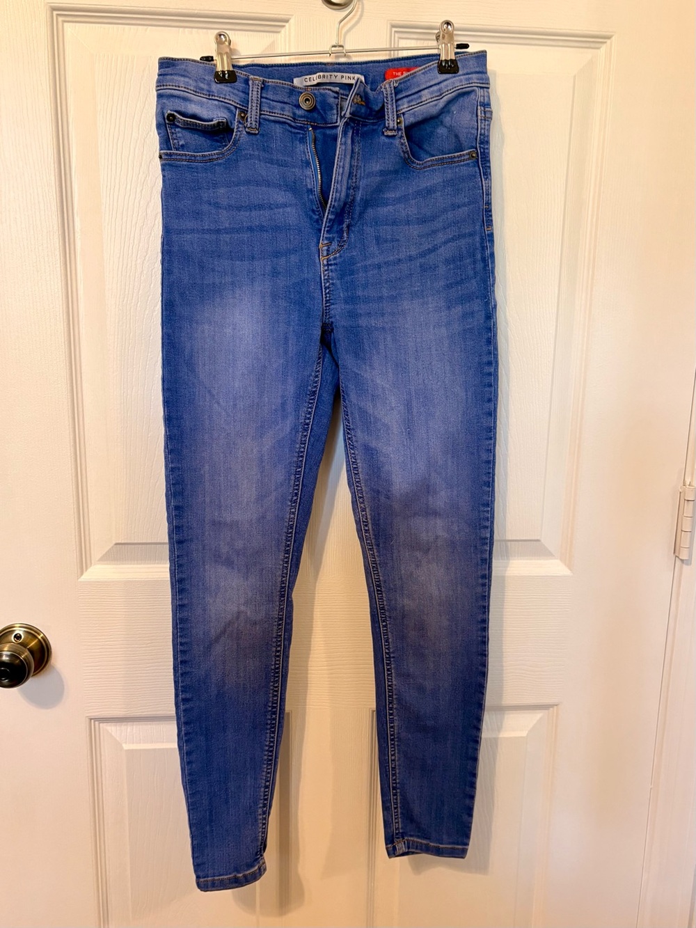 Blue Women's High-Rise Skinny Jeans - Celebrity Pink
